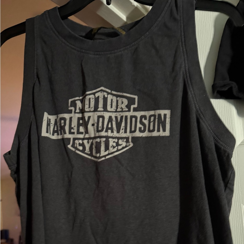 Harley-Davidson Charcoal Women’s Muscle Tee